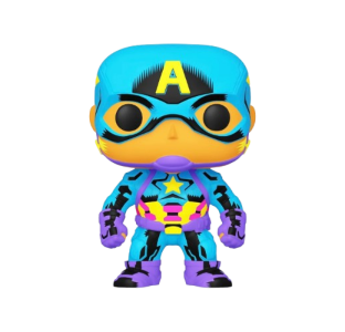 ФІГУРКА POP BLACK LIGHT MARVEL - CAPTAIN AMERICA / ФАНКО ПОП КАПІТАН АМЕРИКА ФІГУРКА POP BLACK LIGHT MARVEL - CAPTAIN AMERICA / ФАНКО ПОП КАПІТАН АМЕРИКА