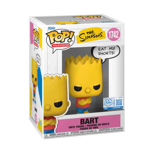 ФІГУРКА FUNKO POP THE SIMPSONS - SIMPSON (Eat My Short) / ФАНКО ПОП СІМПСОНИ - БАРТ СІМПСОН ФІГУРКА FUNKO POP THE SIMPSONS - SIMPSON (Eat My Short) / ФАНКО ПОП СІМПСОНИ - БАРТ СІМПСОН