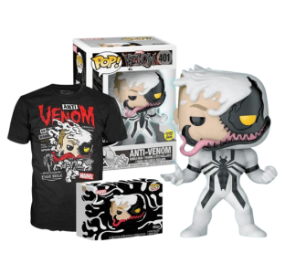 ФУТБОЛКА ТА ФІГУРКА POP ANTI-VENOM (SIZE M) / ФАНКО ПОП АНТИ-ВЕНОМ (РОЗМІР М) ФУТБОЛКА ТА ФІГУРКА POP ANTI-VENOM (SIZE M) / ФАНКО ПОП АНТИ-ВЕНОМ (РОЗМІР М)