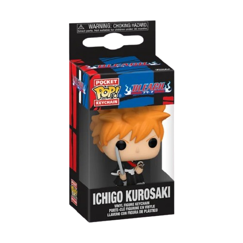 POCKET FUNKO POP! KEYCHAIN: BLEACH - ICHIGO KUROSAKI / БРЕЛОК ФАНКО ПОП: БЛІЧ - ІЧІГО КУРОСАКІ POCKET FUNKO POP! KEYCHAIN: BLEACH - ICHIGO KUROSAKI / БРЕЛОК ФАНКО ПОП: БЛІЧ - ІЧІГО КУРОСАКІ